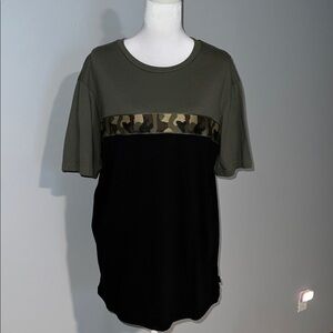 NWT Green and Black Camouflage T-Shirt